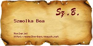 Szmolka Bea névjegykártya